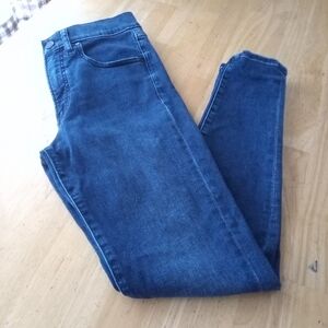 Express Women's Blue Stretch Mid Rise Skinny Jeans legging Size 4R